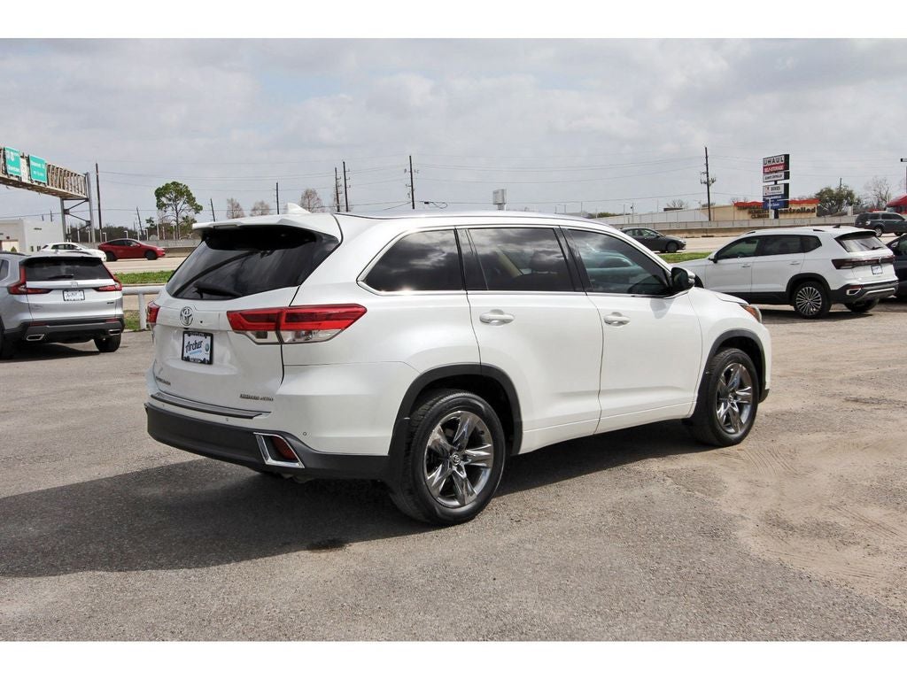 2019 Toyota Highlander Limited Platinum